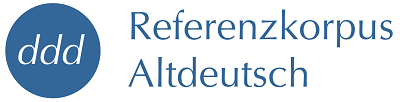 Textriesen und Textzwerge im Referenzkorpus Altdeutsch logo